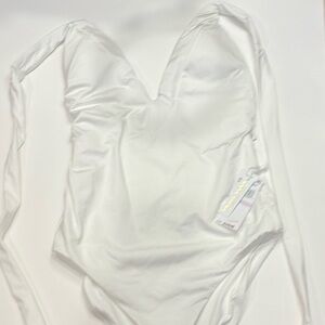 Trina Turk Women’s Monarch Halter Plunge One Piece Swimsuit